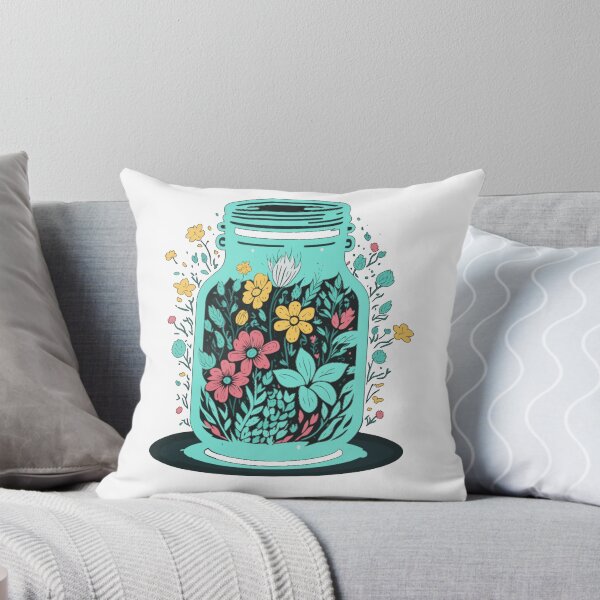 Item preview, Flowers in mason jar designed and sold by Top-Bot.