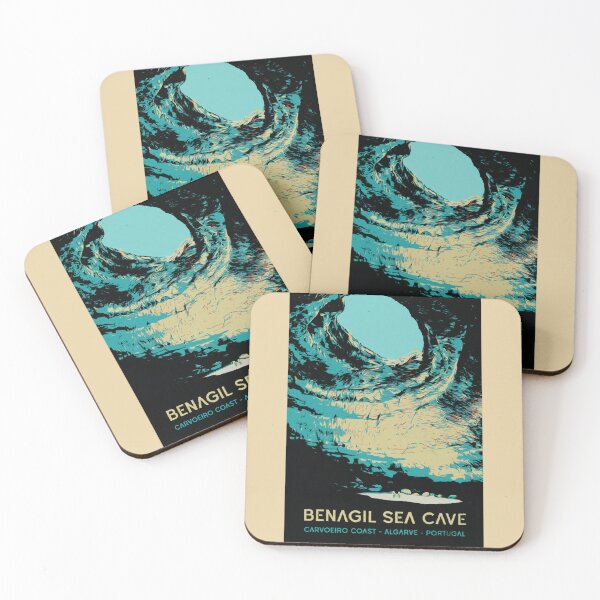 Item preview, Benagil Sea Cave Illustration | Algarve Coastal Wonder Art designed and sold by Lemomo-artworks.