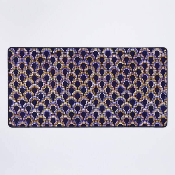 Item preview, Rainbow Scales - Dark Indigo designed and sold by appleyards.