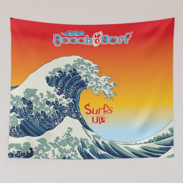 Item preview, Many Surf's Up Design Itens - Hokusai Wave Surfing Print - Beach & Surf designed and sold by Billers Art.
