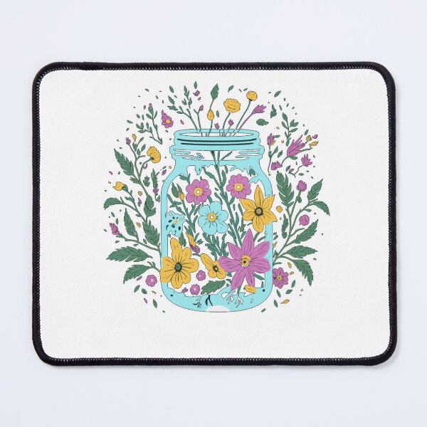 Item preview, Flowers in mason jar designed and sold by Top-Bot.