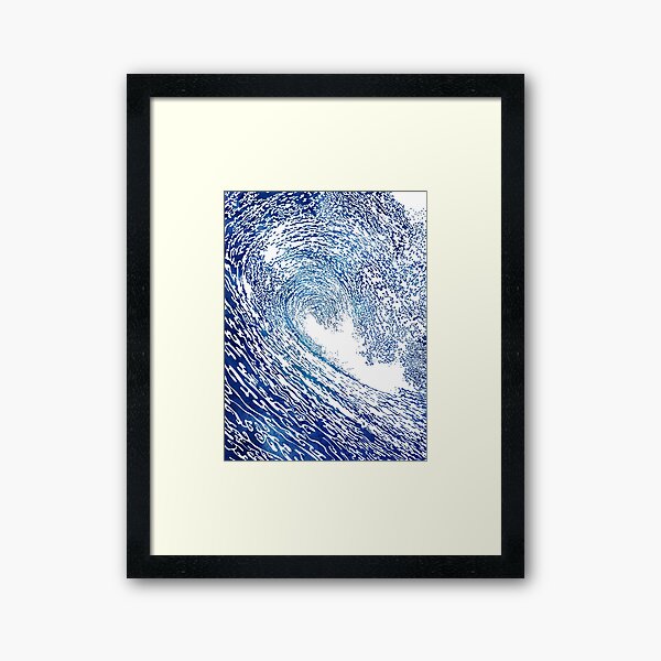 Pacific Waves IV Framed Art Print