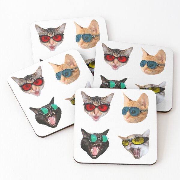 Item preview, Cool Kitty Cats with Sunnies designed and sold by Wonderbouy.