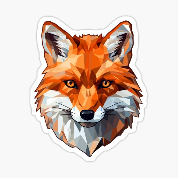 Item preview, Cute Fox Shirt, Gift For Animal Lover, Super Cute Fox Pet Tshirt , Cute Fox Sticker designed and sold by VectorVisionary.