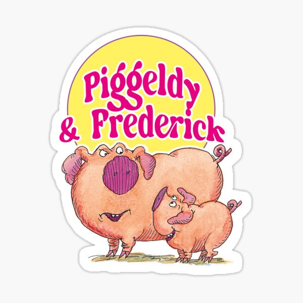Vista previa del artículo con la obra «Piggeldy y Frederick, Serie, 1970», diseñado y vendido por Mauswohn.