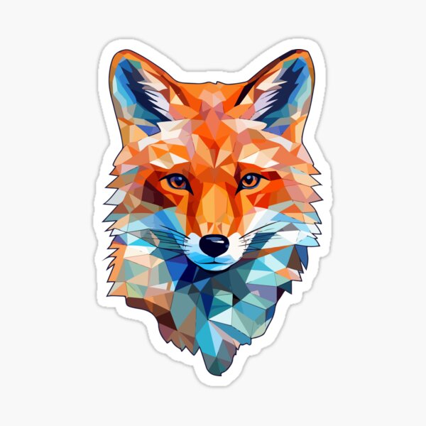 Item preview, Cute Fox Shirt, Gift For Animal Lover, Super Cute Fox Pet Tshirt , Cute Fox Sticker designed and sold by VectorVisionary.