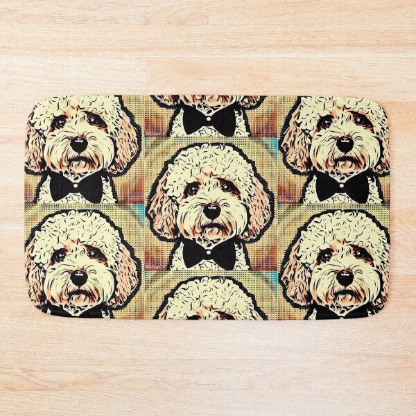 Item preview, Poodle Cross in a Bow Tie Pop Art designed and sold by FunnehGacha.