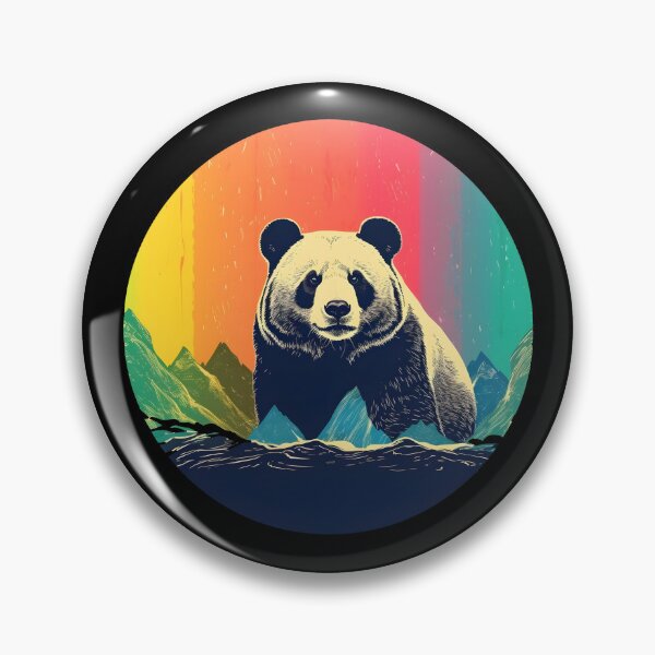 Item preview, Vintage Panda Serenity: Sunsets in the Mountains designed and sold by BNCH44.