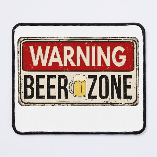 Item preview, Beer Zone Poster - Cheers to Unique Home Bar Decor designed and sold by artblocksai.