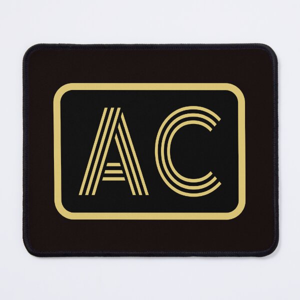 Item preview, AC Initials Gold Geometric Letters designed and sold by Jeallan Designs.