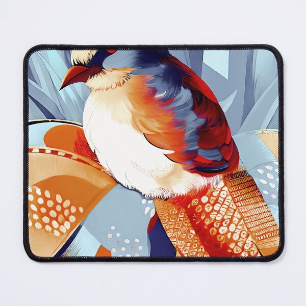 Item preview, Sienna and Gray Stylized Bird  designed and sold by Dana Roper.