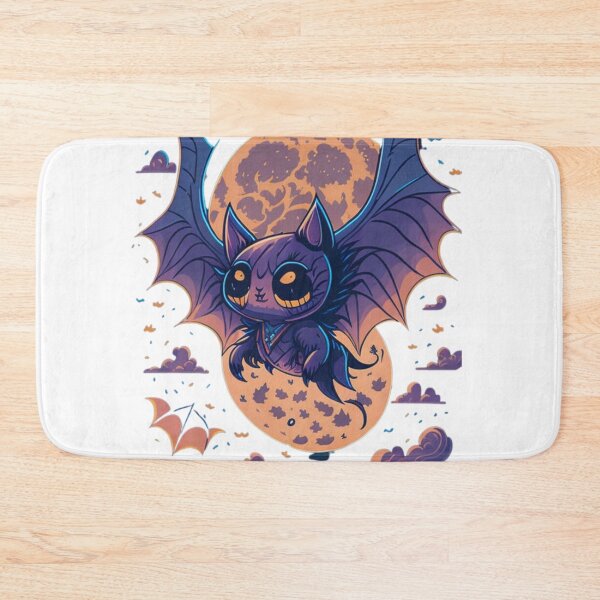 Item preview, Kawaii Bat's Halloween Flight: A Whimsical Delight designed and sold by irosh madushan.