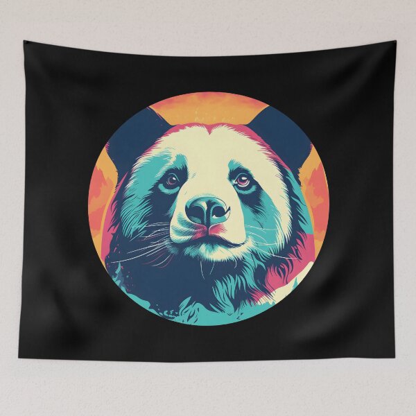 Item preview, Pastel Panda Dreams: Retro Serenity designed and sold by BNCH44.