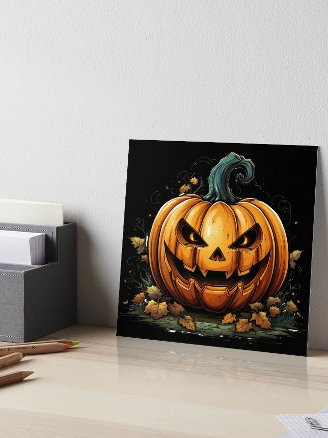 Whimsical Pumpkin Patch Wall Art Graphic by Whale Art · Creative Fabrica