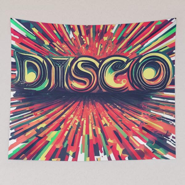 Item preview, DISCO logo, lights, colorful designed and sold by Time4Space.