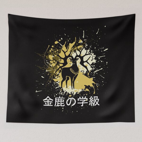 Item preview, Golden Deer - Yellow Splatter Design - Japanese Aesthetic  designed and sold by ANTHOWILLIA.