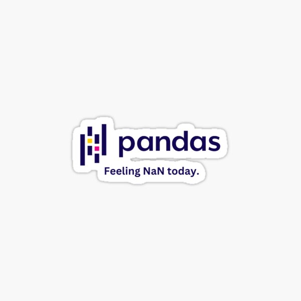 Item preview, Pandas Programming Jokes NaN designed and sold by Sci Data.