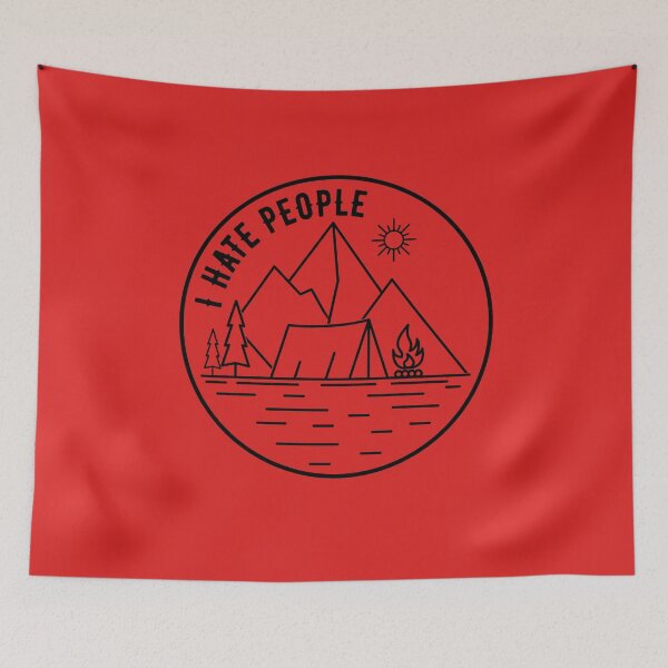 Item preview, I HATE PEOPLE  designed and sold by Billy Wong.