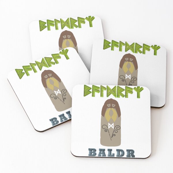 Item preview, BALDR Old Norse God with Elder Futhark Runes designed and sold by SWATARA.