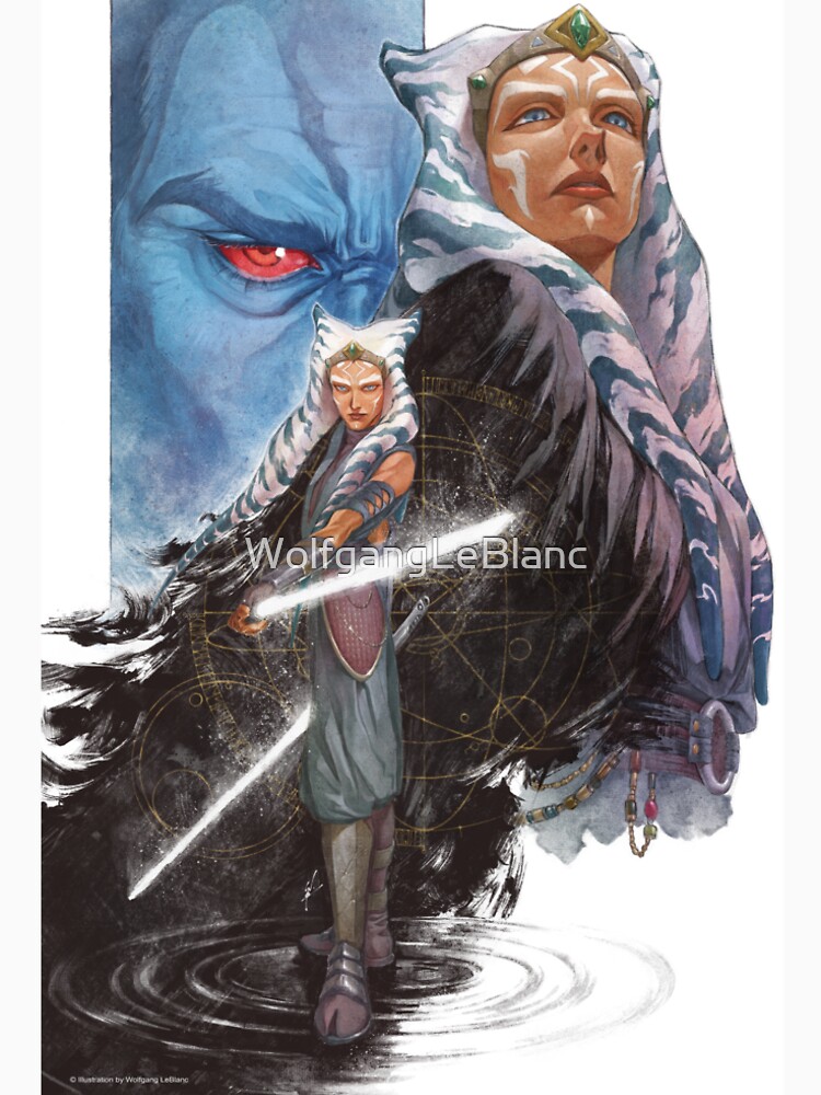 Thumbnail 6 of 6, Premium T-Shirt, Ahsoka Tano by Wolfgang LeBlanc designed and sold by WolfgangLeBlanc.