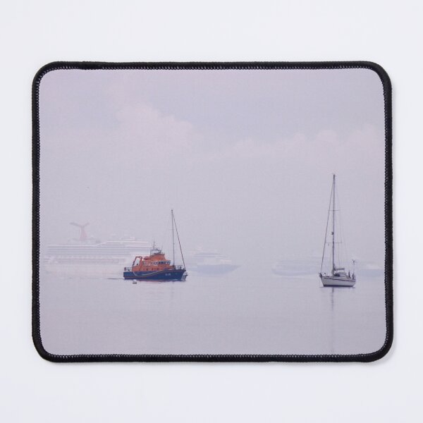 Item preview, Lifeboat and Cruiseships at Sea Weymouth Dorset designed and sold by Marie Clapton.