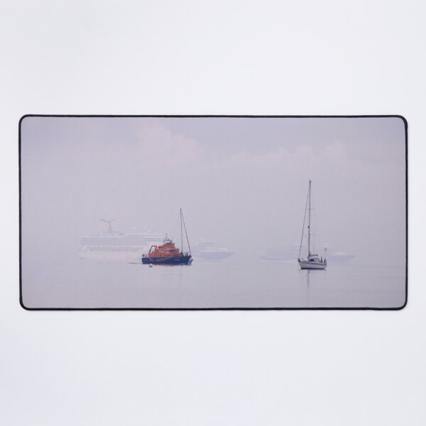 Item preview, Lifeboat and Cruiseships at Sea Weymouth Dorset designed and sold by Marie Clapton.