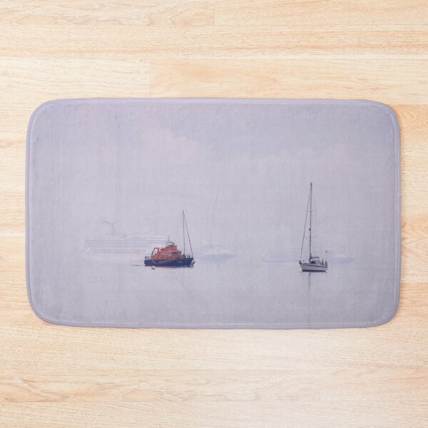 Item preview, Lifeboat and Cruiseships at Sea Weymouth Dorset designed and sold by Marie Clapton.