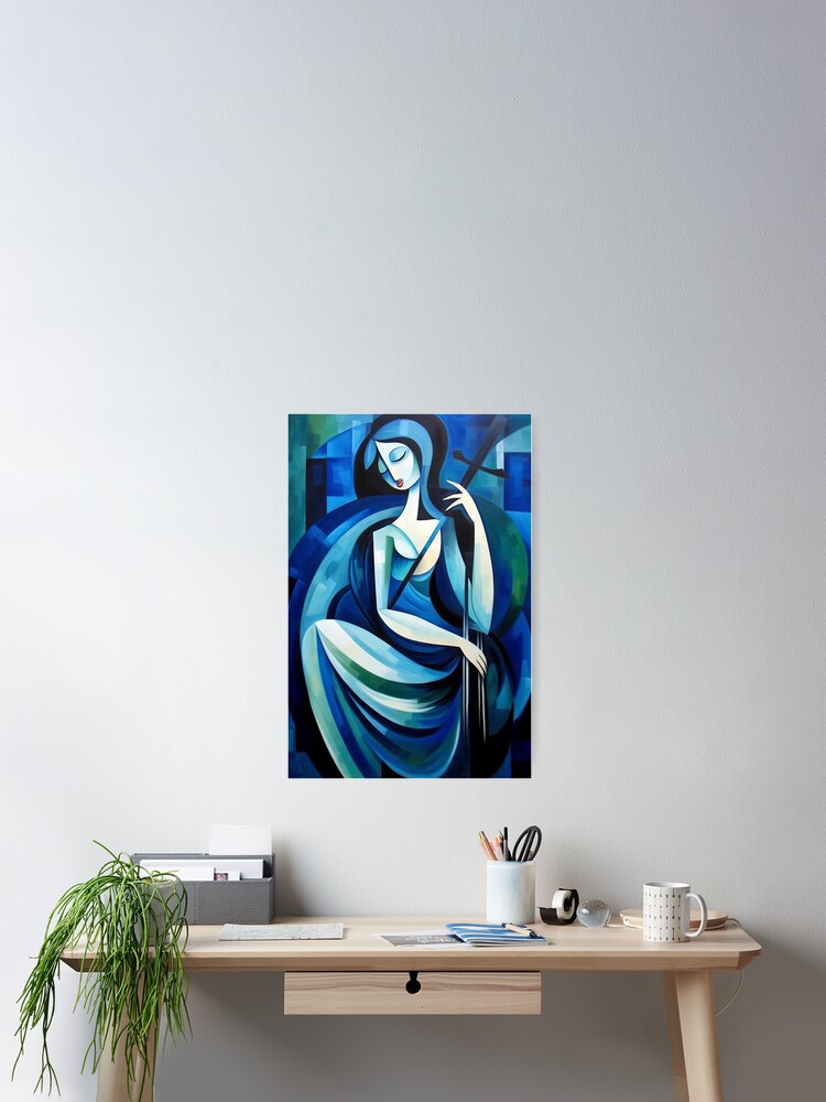 Cubist Impressions: Blue Symphonies in Modern Art