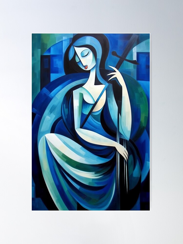 Cubist Impressions: Blue Symphonies in Modern Art