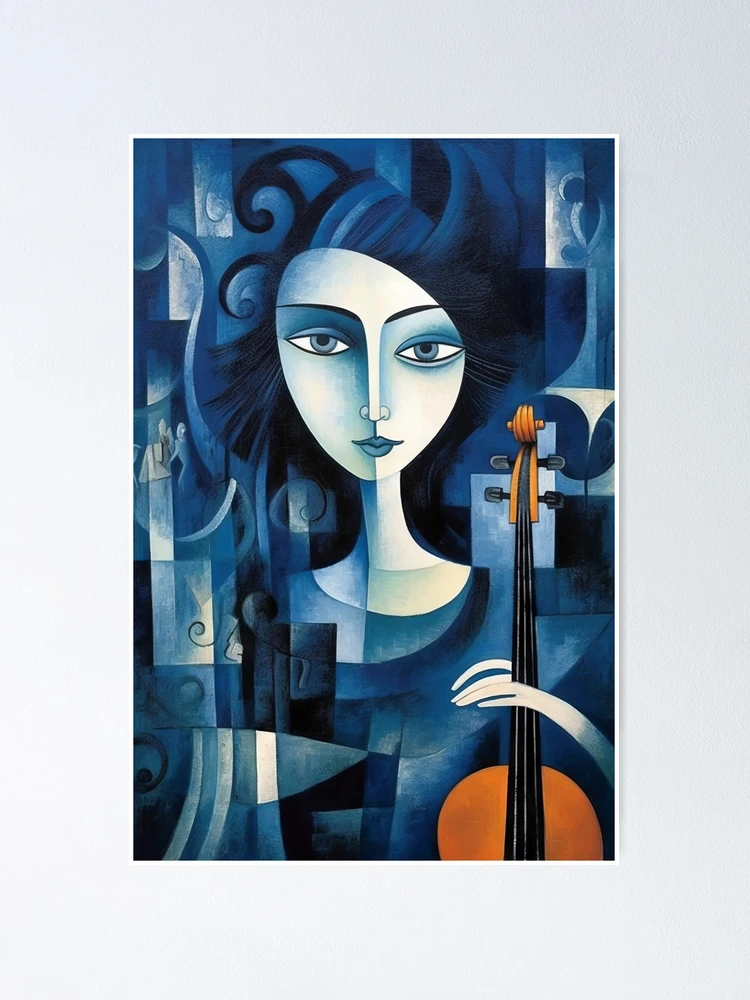 Cubist Impressions: Blue Symphonies in Modern Art