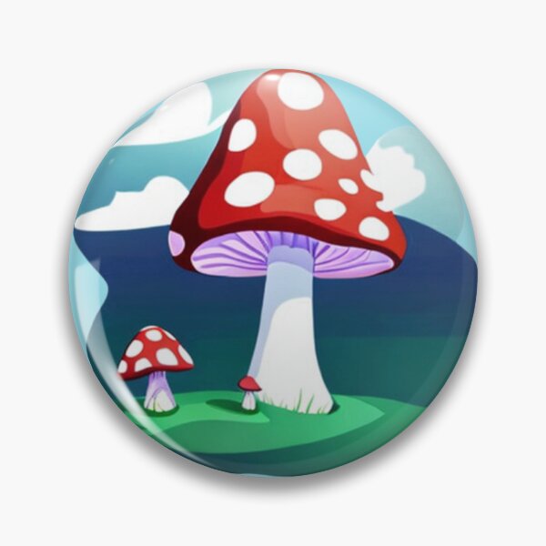 Item preview, Red and white toadstool mushrooms designed and sold by LindaCooke.