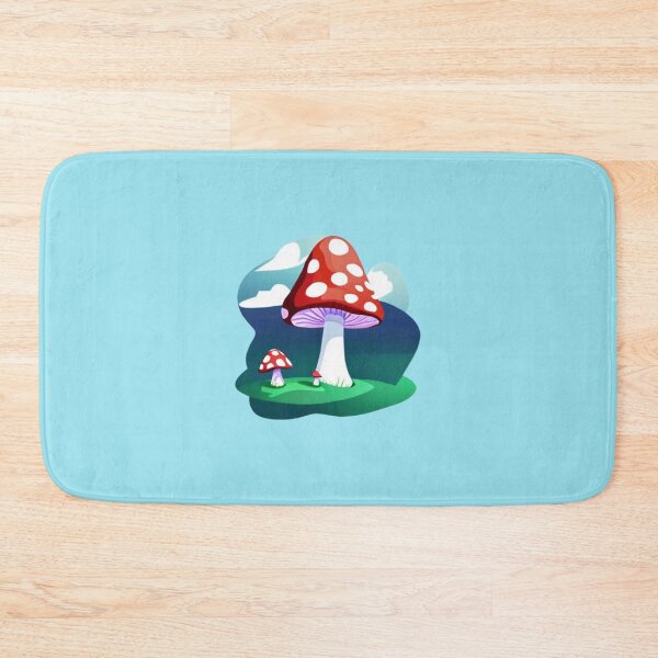 Item preview, Red and white toadstool mushrooms designed and sold by LindaCooke.