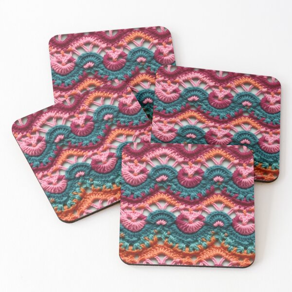 Item preview, Colorful Seamless Crochet Pattern designed and sold by aweartome.