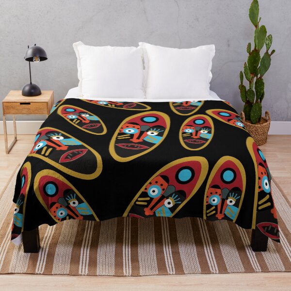 Item preview, African abstract tribal mask art designed and sold by Alexaltay.