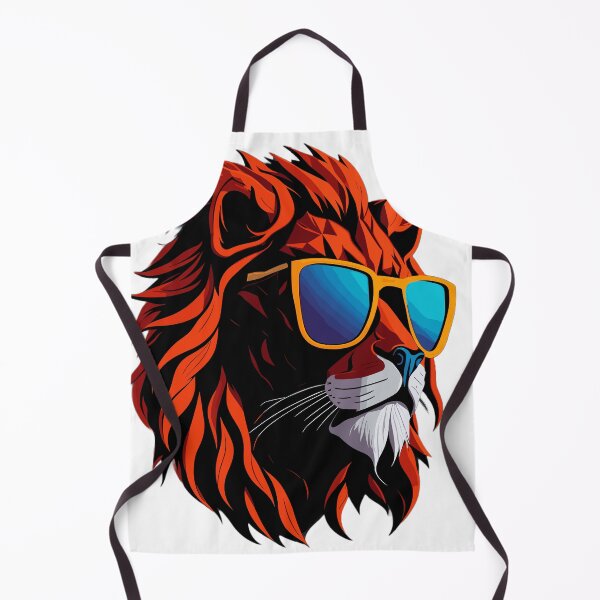Item preview, Cool Red Lion with Yellow Sunglasses designed and sold by ancient-times.
