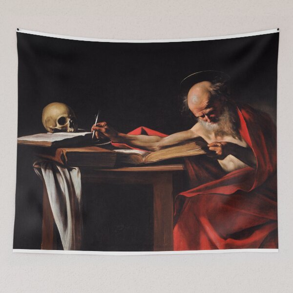 Item preview, Caravaggio: Saint Jerome Writing,  designed and sold by thepeatbog.
