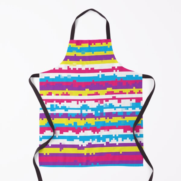 Item preview, Pixel City Remix from 80s; Pixelated Multicolored Stripes designed and sold by IraNiva.