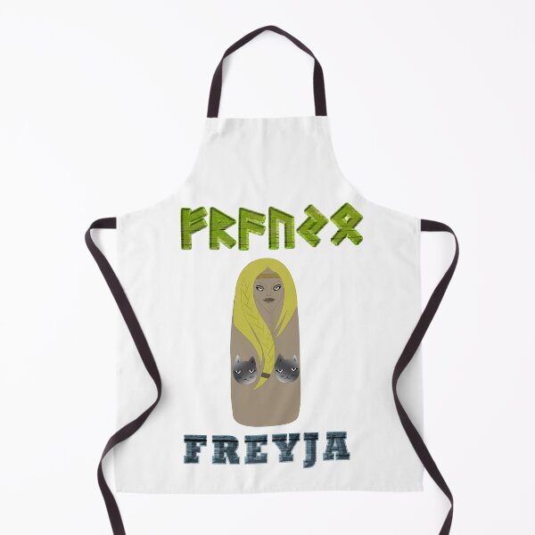 Item preview, FREYJA Ancient Norse Goddess with Elder Futhark Runes designed and sold by SWATARA.