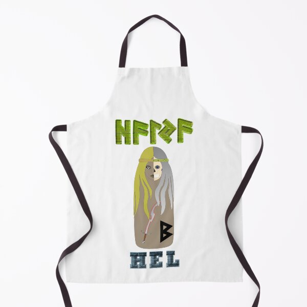 Item preview, HEL Ancient Norse Goddess with Elder Futhark Runes designed and sold by SWATARA.