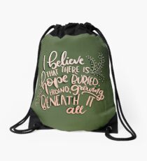 Let The Flames Begin Drawstring Bag