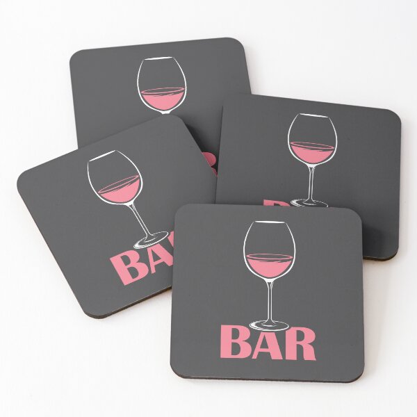 Item preview, Bar wine glass as symbol red color red wine illustration designed and sold by AndreMi.