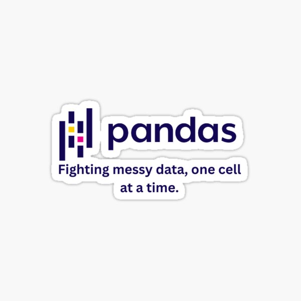 Item preview, Pandas Programming Jokes Fighting Messy Data designed and sold by Sci Data.