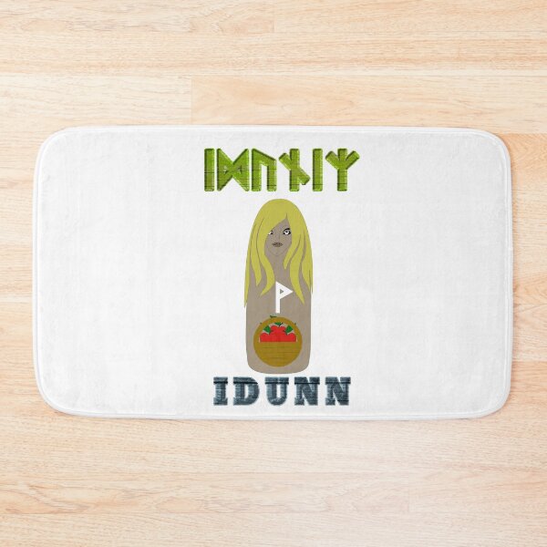 Item preview, IDUNN Ancient Norse Goddess with Elder Futhark Runes designed and sold by SWATARA.