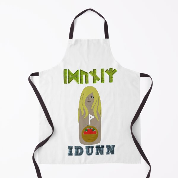 Item preview, IDUNN Ancient Norse Goddess with Elder Futhark Runes designed and sold by SWATARA.
