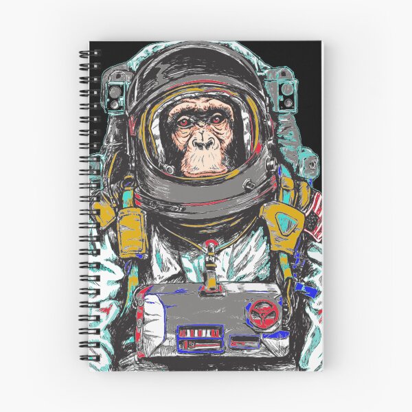 Item preview, Cosmic Explorer: Monkey Astronaut Space Suit T-Shirt designed and sold by SKETCHEAJ.