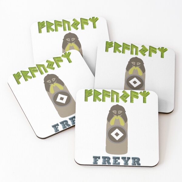 Item preview, FREYR Old Norse God with Elder Futhark Runes designed and sold by SWATARA.