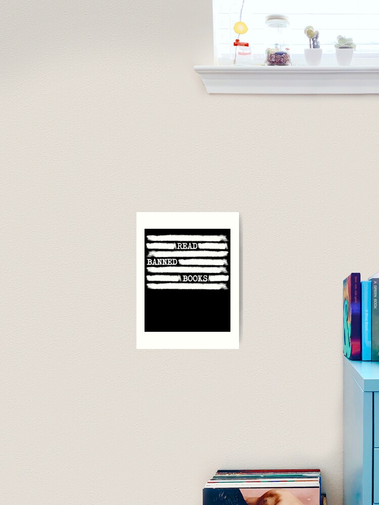 Thumbnail 2 von 3, Kunstdruck, Read Banned Books Bookworm Librarian Read Banned Books Gear designt und verkauft von DynamicDesign.
