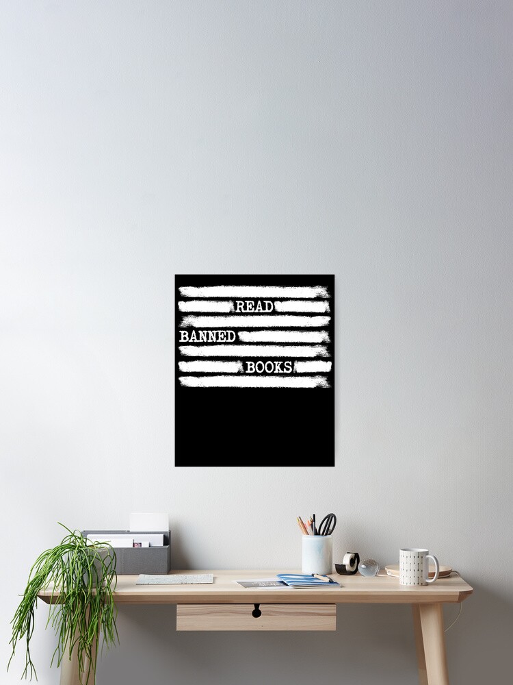 Thumbnail 2 von 3, Poster, Read Banned Books Bookworm Librarian Read Banned Books Gear designt und verkauft von DynamicDesign.