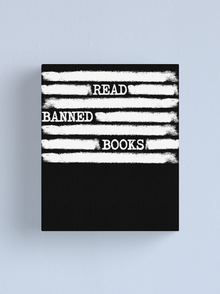 Thumbnail 1 von 3, Leinwanddruck, Read Banned Books Bookworm Librarian Read Banned Books Gear designt und verkauft von DynamicDesign.