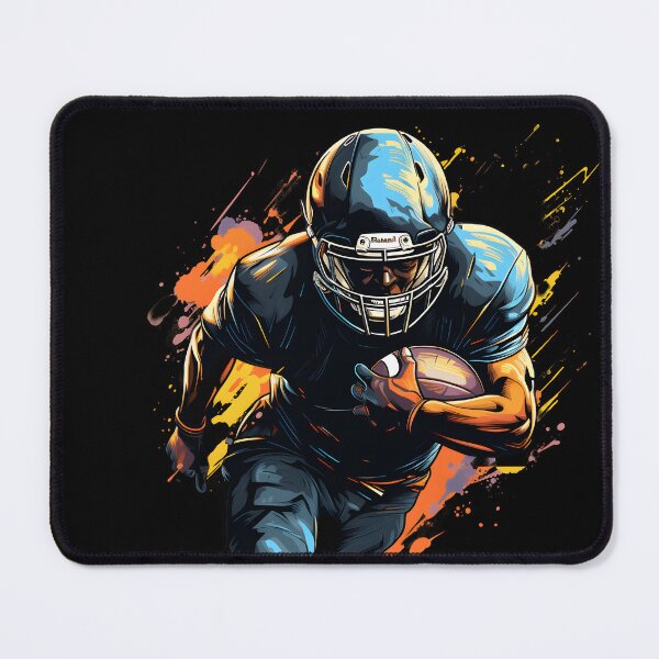 Item preview, American football t-shirt color painting No.8 designed and sold by KAMESUN.